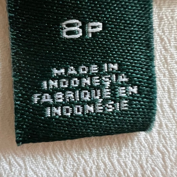 Ralph Lauren Cream Sleeveless Blouse Relaxed Draped - Picture 6 of 8